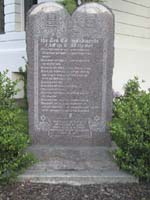 10 Commandments monument