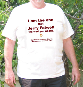 "I am the one that Jerry Falwell warned you about" image