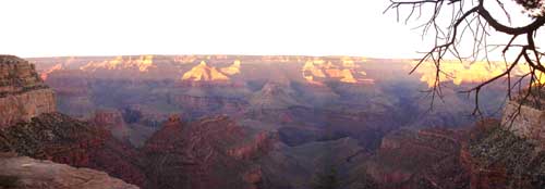 Gran Canyon Sunset - November 2003 - from original photographs by John Tyrrell