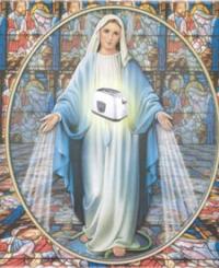 Toaster in Virgin Mary Image