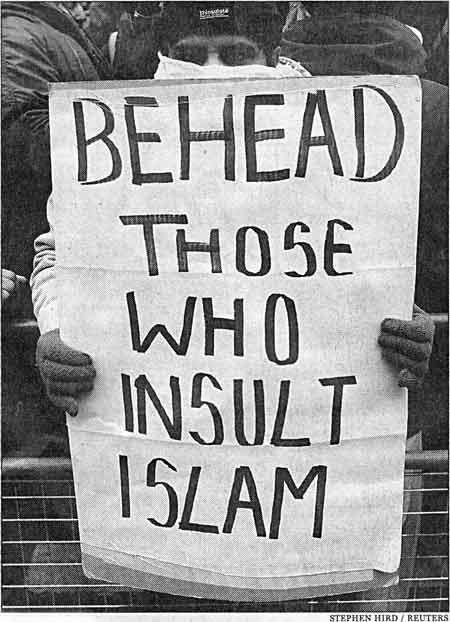 BEHEAD THOSE WHO INSULT ISLAM