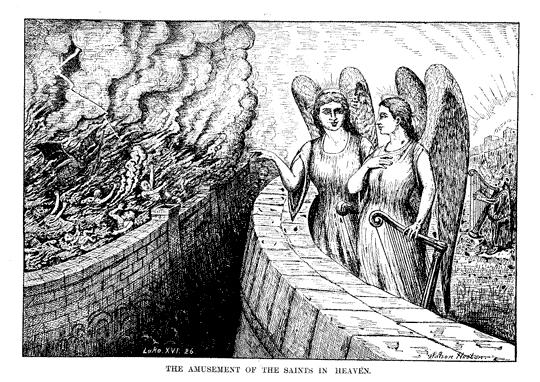 Cartoon: The Amusement of the Saints in Heaven
