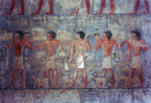 Image from a wall of a chamber in a pyramid - taken in 1976 by John Tyrrell