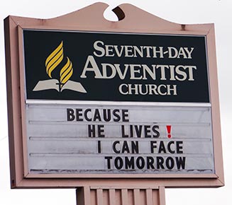 BECAUSE HE LIVES! I CAN FACE TOMORROW