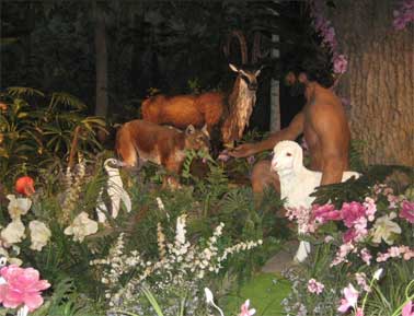 Adam in the Garden of Eden - Creation Museum