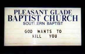 God wants to kill you