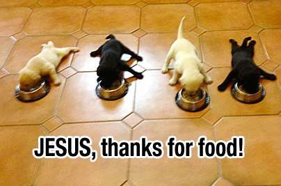 Jesus, thanks for the food