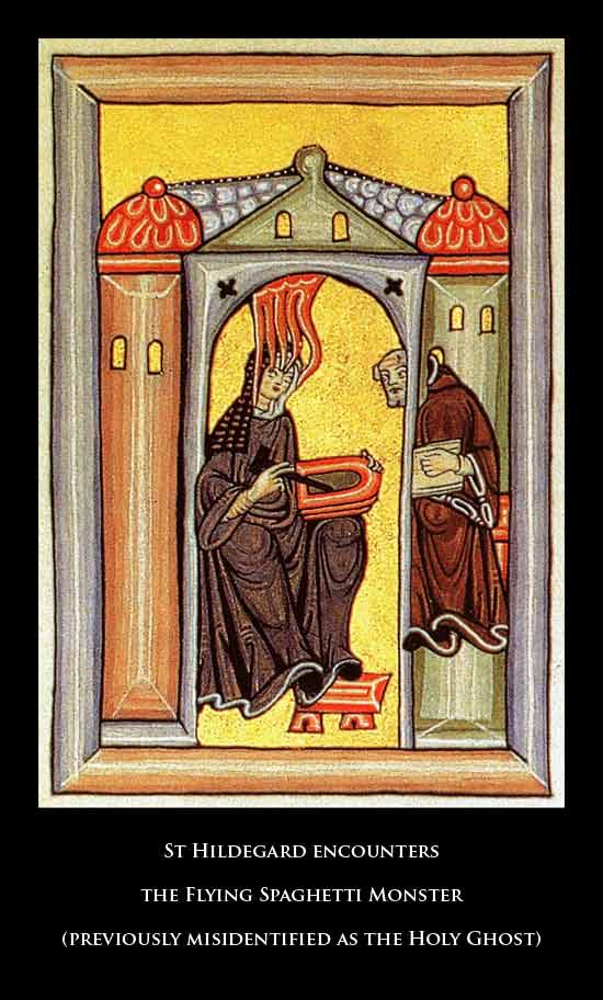St Hildegard touched by the FSM