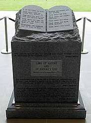 Judge Moore's monument